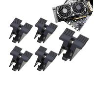 Générique Prise De Fente pour Carte Noire, Support GPU, Prise De Carte À Clip De Fixation, Emplacement PCI-E 16X pour Mère D'ordinateur De Bureau | Ensemble Stable | 5 Montage pour Car