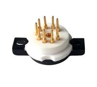 Générique Prise de Tube pour Accessoire, Base électronique à 9 Broches avec Oreilles latérales pour l ' Installation et Le Remplacement de la Prise de Tube à Vide
