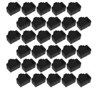 Générique Prise Rj45 Lot de 50 Anti-poussière en Silicone Noir