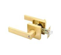 Générique Privacy Door Handle - Interior Privacy Heavy Duty Hardware | Secure Lock with Handle for Bedroom, Office, Bathroom, Portable Strong Protection for Home Entry and Safety