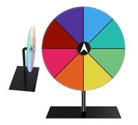 Générique Prix Wheel - Texte Personnalisable et Prix Color Tabletop Roulette Spinner | Roue des marqueurs effaçants fermement secs | Roulette Spinner of Fortune Fun and Dynamic Gameplay