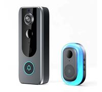 Générique Pro - Smart WiFi Doorbell & Security Cam in One, Auto Snapshots and Local Recordings, Motion Alerts (Black)
