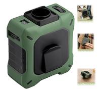 Générique Pro Wearable Waist Fan& Power Bank With Desktop Stand, Neck Hanging USB Large Capacity Roller 100-Speed Adjustable Violent Turbo Fan, 3-in-1 Hands-Free Cooling Fan (green)