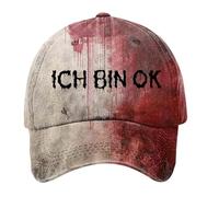 Générique Problème Résolu Chapeau d'halloween Casquette De Baseball Je suis Bien Chapeau for Femmes Hommes Chapeaux d'halloween Chapeaus Drôle Casquette d'horreur