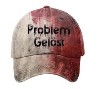 Générique Problème Résolu Chapeau d'halloween Casquette De Baseball Je suis Bien Chapeau for Femmes Hommes Chapeaux d'halloween Chapeaus Drôle Casquette d'horreur