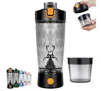 Générique ProBlend One-Touch Shaker - Smooth Protein Mix Anywhere, 22oz Electric Protein Powder Mixing Cup with Powder Box, USB Rechargeable Portable Shaker Bottles (Black+Box)