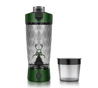 Générique Problend One-Touch Shaker-Smooth Protein Mix Anywhere, Electric Protein Shaker Bottle With Powder Box, Usb Rechargeable Water Mixing Cup, for Shakes and Meal for Gym Sport (Green)