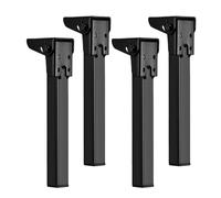 Générique Professional Folding Table Legs, 4 Pieces Metal Furniture Hardware for Coffee Tables, Desks, Dining Tables, Cabinets | DIY, Apartment, Living Room, Bedroom, Office, Workshop