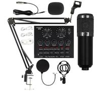 Générique Professional Microphone Set, Live Streaming Kit, Recording Equipment, Streaming Studio Gear, Studio Microphone Kit Best Microphone for Live Streaming and Recording for Singers and Anchors