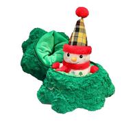 Générique Proix de Noël, 15,75x7,87 Pouces Soft Santa Snowman farci Jouet pour décoration Festive, de Vieille moelle