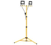 Générique Projecteur à LED avec trépied 2x50 W Blanc Chaud,Luminaires,Projecteurs-149656