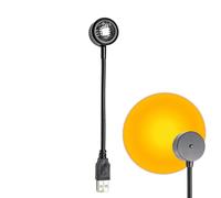 Générique Projecteur De Lampe Coucher - Lightweight Soleil, Portable, Pour Chambre, À Lumière Du Chargement, USB 7 Couleurs Avec Bouton | Multipurpose Outdoor Indoor Utility High-performance