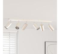 Générique Projecteur de Plafond 6 Voies Ajustable GU10 en Nickel Brossé,Projecteurs,1.5KG-4108205