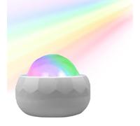 Générique Projecteur d'étoiles - Projecteur réglable 7 couleurs avec étoile irisée | Veilleuse décorative USB pour chambre et bureau | Pour les fêtes, la méditation et l'ambiance galactique