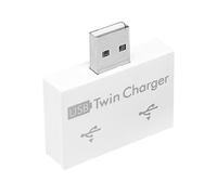 Générique Prolongateur de Charge USB - Convertisseur de concentrateur de Charge avec Multi-Port - Outil d'extension de Plug and Play pour la Maison, la Voiture, l'école et Les Voyages