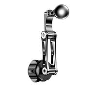 Générique Prolongateur de Fixation à Bille - Support Téléphone Extensible pour Prise d'air Auto 17mm,Support d'Extension Rotatif pour GPS et Prise de Vue en Véhicule Camping-Car Taxi Camion