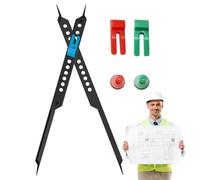 Générique Proportional Divider Tool - ABS 25.3cm, Artist Scale Divider, 10 inch Size | Exact Ratios, Drafting Compass Tool, Drawing Viewfinder Aid for Designers, Art Projects, Sketching, Painting