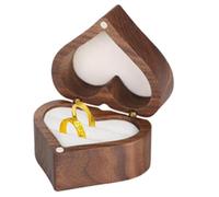 Générique Proposal Ring Box - Heart-shaped Jewelry Case Accessory