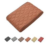 Générique Proposition/Propostion Memory Cotton Car Armrest Box, Auto Leather Waterproof Center Middle Console Cover Pad, Memory Foam Previousin Cars Armrest Cover (1 Pcs*Brown)