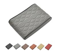 Générique Proposition/Propostion Memory Cotton Car Armrest Box, Auto Leather Waterproof Center Middle Console Cover Pad, Memory Foam Previousin Cars Armrest Cover (1 Pcs*Gray)