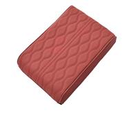 Générique Proposition/Propostion Memory Cotton Car Armrest Box Pad - Universal Leather Waterproof Center Console Cushion Cover, Armrest Protector for Cars, SUV & Truck (Red,Large)