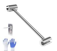 Générique Prosperousk Door Hinge Adjustment Tool, On Various/Circulate/Affection/Guideline Hinge Adjusting Wrench, Adjustable Hinge, Double Headed Seam Adjustment Tool (L)