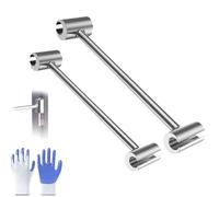 Générique Prosperousk Door Hinge Adjustment Tool, On Various/Circulate/Affection/Guideline Hinge Adjusting Wrench, Adjustable Hinge, Double Headed Seam Adjustment Tool (S+L)