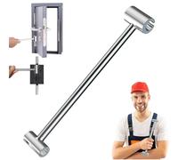 Générique Prosperousk Heavy-Duty Door Hinge Adjustment Tool - 8-19mm Double-Ended Wrench for Residential, Fire & Security Doors, Ergonomic Design for Easy Gap Repairs (Large)