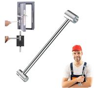 Générique Prosperousk Heavy-Duty Door Hinge Adjustment Tool - 8-19mm Double-Ended Wrench for Residential, Fire & Security Doors, Ergonomic Design for Easy Gap Repairs (Small)