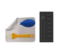 Générique Protecteur anti-poussière en silicone console pour PS5 / Slim/Pro, Housse anti-poussière, bouchon anti-poussière et kit d'outils de nettoyage console de jeu pour PS5 / Slim/Pro