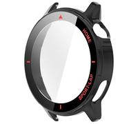 Générique Protecteur d ' écran pour coque de montre, Black red | Protecteur en verre trempé, couvercle de protection complet, protecteur d ' écran de coque de boîtier pour montre de