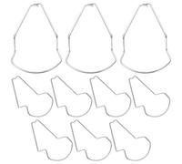 Générique Protecteur de Lame en Acier Argenté pour Tondeuse Électrique, Lot de 10 Pièces, Adapté à L'entretien du Jardin Soin Pelouse