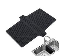 Générique Protecteur de Séparation d'Évier - Protège-Bac pour Évier | Protection Divisée sans Odeur pour Égouttage Vaisselle Verrerie Séchage Organisation Plan De Travail Robinet