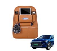 Générique Protecteur De Siège Arrière Pour Pieds D'- Protecteur de Dossier en Cuir PU pour avec Porte-Gobelet,Accessoires Véhicule en Cuir PU et Organisateur Automobile pour Voyage Trajet en Voiture