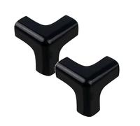 Générique Protecteurs d'angle,Coin de Table Protection Bebe,Protections d'angles et rebords,Protection Coin de Table Transparent,Protecteur d'angle de Meuble avec Une Forte adhérence (Noir(2pcs))