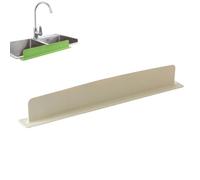 Générique Protection Anti-éclaboussures en Silicone pour évier de Cuisine, dosseret d'évier, Plaque déflectrice pour Accessoires d'évier Tapis Silicone Cuisine (Blanc cassé)