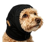 Générique Protection Auditive pour Chiens Cagoule Apaisante Ajustable Douce | Protection Anti-Bruit Cache-Oreilles Canin pour maison intérieur extérieur voyages chez vétérinaire chiots