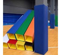Générique Protection Carrée Et Imperméable pour Poteau De Basket | épaisse En Mousse Pour Poteau De Panier De Basket Pvc Pour Sous-Sol,Garage,Terrains Intérieurs Ou Extérieurs