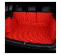 Générique Protection Coffre Voiture pour Hyundai pour Sonata 8th 2010 2011 2012 2013 2014 2015 Tapis Coffre Voiture en Cuir Personnalisé Sol Arrière Plateau Boue(Red 11)