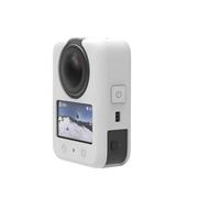Générique Protection corporelle en Silicone caméra pour DJI OSMO 360, Manchon Anti-Rayures et Anti-Choc avec Couvercle de lentille, Accessoire caméra pour DJI Osmo 360 (Blanc)