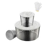 Générique Protection de Tuyau de Descente en Acier Inoxydable, Crapaudine de Gouttière, Garde de Gouttière, Filtre de Tuyau Extérieur Salle de Jardin Toit, Balcon(60-75mm/2.36-2.95in)