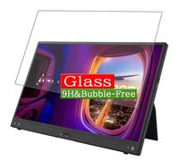 Générique Protection d'écran en Verre Trempé, compatible avec ASUS ZenScreen MB16AHV 15.6" Monitor Visible Area Screen Protector Film Protecteur