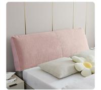 Générique Protection épaisse en Lin Housse de Tête de Lit pour Chambre à Coucher, Housse Tete de Lit 140 cm Format Queen King poussière pour la décoration Rose 150 cm/59 Pouces