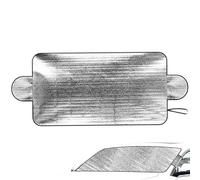Générique Protection Pare-Brise Hiver | Bâche Anti-Givre Et Neige, Pare-Soleil Anti-UV Réfléchissant, Housse Isolante Repliable pour Voiture Et Camionnette