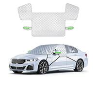 Générique Protection Pare Brise Hiver pour Nissan Juke F15 F16 Bache Anti Givre Voiture, Toutes Saisons pour SUV, Berlines, Anti UV Neige Soleil Argento