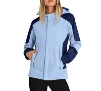 Générique Protection Pluie Velo Vêtements de Sport Pour Femme Vent Couverture Impermeable Imperméable Coupe de Automne Taille Polaire Imperméable Long Veste Cintrée Femme L