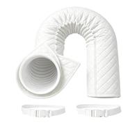 Générique Protection Portable pour Tuyau de Climatisation, Gaine Isolation Climatiseur Enveloppe Isolante Triple Couche Ajustable avec 2 Colliers pour Intérieur et Extérieur Diamètre