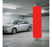 Générique Protection Robuste et imperméable pour Poteau de Basket-Ball, Coussinets de sécurité Auto-adhésifs Tous Temps pour Garage et Salle de Sport, Protection de Colonne Rouge de 1,5 m de Haut (51