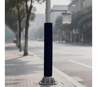 Générique Protection Robuste pour Poteau de Basketball Rond de 1,2 à 2,4 m - Coussinets de sécurité imperméables pour la Protection des Joueurs, Housses de poteaux durables pour Gymnase et Terrain de