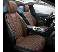 Générique Protection Siege Voiture Brun pour Lexus RX Ensemble Complet 2 Places en Cuir PU, Housses Sièges Auto Imperméables Antidérapantes Respirantes, Compatibles Airbags Latéraux